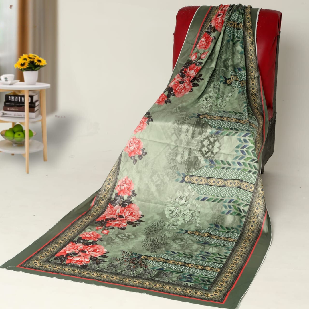 Calligraphy Dupatta (Green)