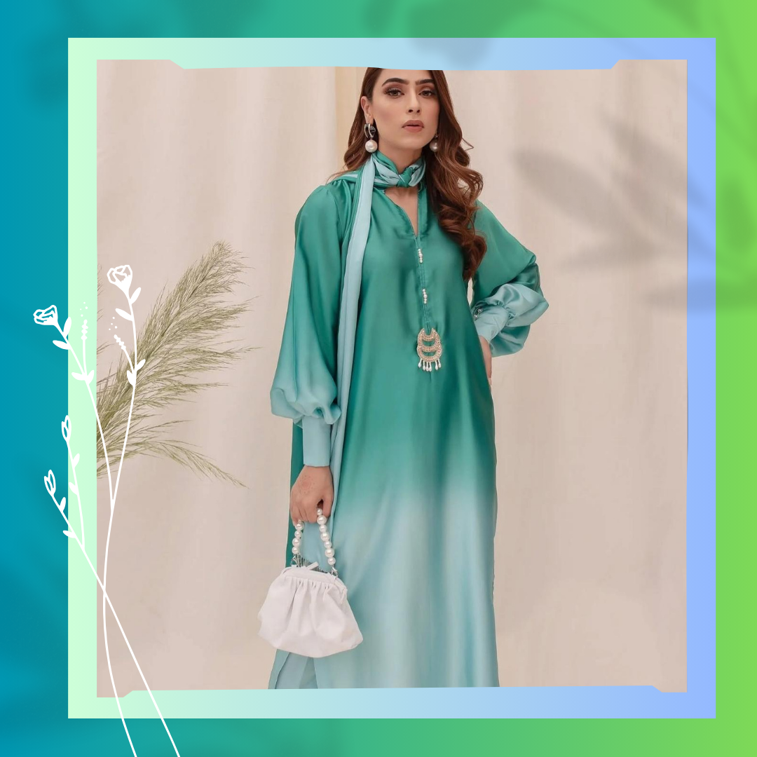 3-Piece Unstitched Shamoze Silk Suit