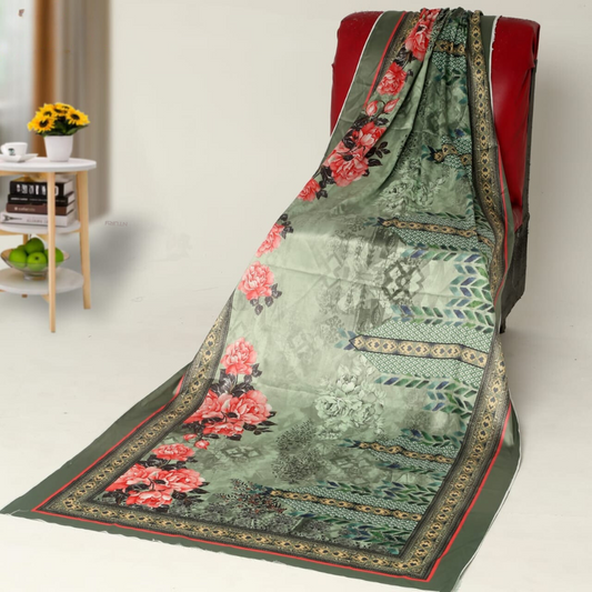 Calligraphy Dupatta (Green)