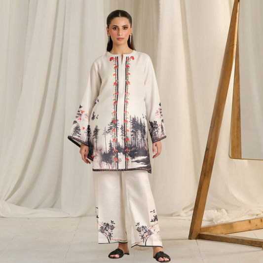 3-Piece Unstitched Digital Printed Suit (Meadow)