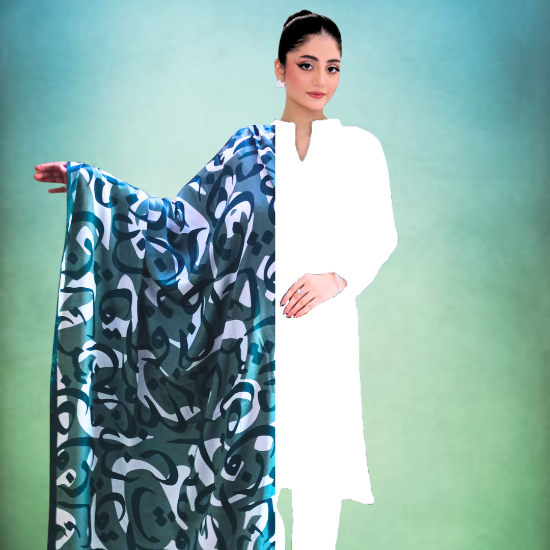 White Shamoze Silk Dress